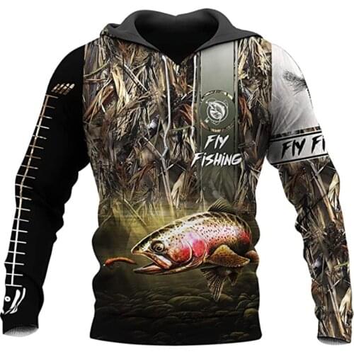 Fishing 3D Printed Mens Hoodies Harajuku Streetwear Autumn Hooded Sweatshirt Unisex Casual Jacket Tracksuits TD1122335556