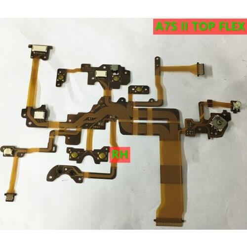 NEW High Quality A7R II A7S II Top Cover Shutter Release Button Power A7 II Switch Flex Cable FPC For Camera Repair Part