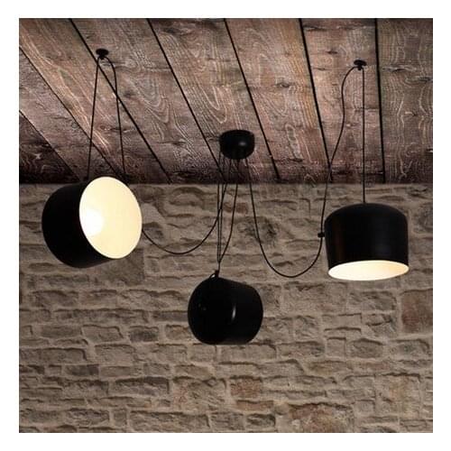 Simple Loft Style Iron Droplight Modern LED Pendant Light Fixtures For Living Dining Room Hanging Lamp Indoor Lighting