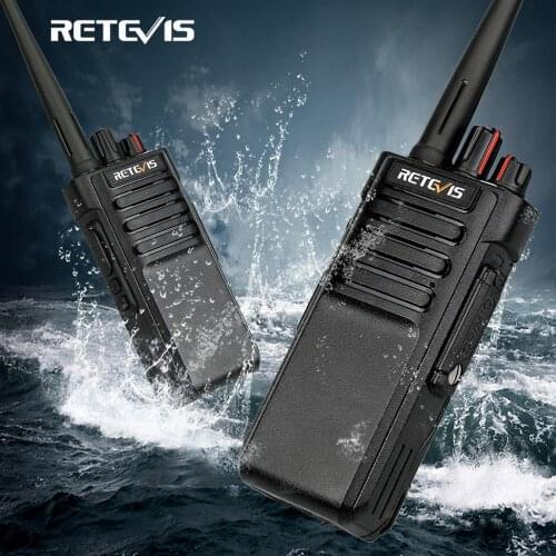 Powerful Walkie Talkie IP67 Waterproof RETEVIS RT29 2PCS UHF/VHF Long Range Two-way Radio Transceiver for Farm Factory Warehouse
