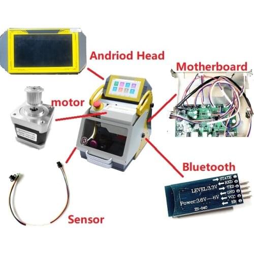 Repair Kit For SEC E9 X Y Sensor Motor Motherboard Tablet Replacement SEC-E9 automatic key cutting machine