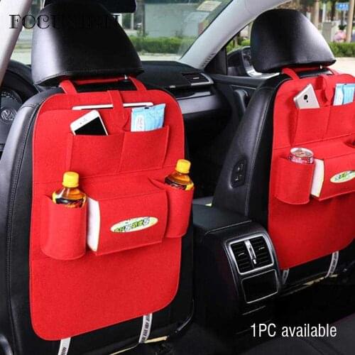 1PC Car Storage Bag Universal Box Back Seat Bag Organizer Backseat Holder Pockets Car styling Protector Auto Accessories For kid