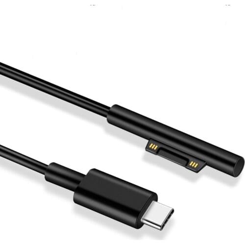 USB Type C Power Supply Charging Adapter Charging Cable Cable for Microsoft Surface Pro 6/54/3 Tablet charging cable