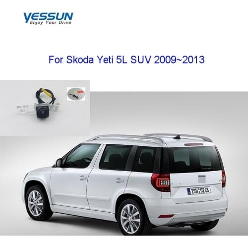 Yessun Fisheye Rear view camera For Skoda Yeti 5L SUV 2009~2013 AHD 720P backup camera/ license plate camera