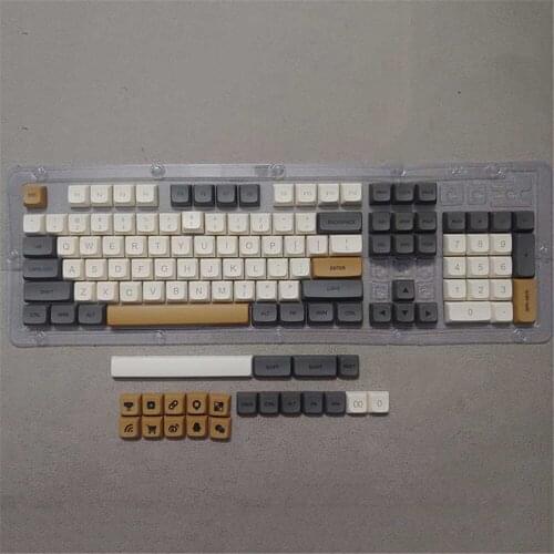 For Microlight Mechanical Keyboard PBT Keycap XDA Height 125 Buttons Kit Spare Parts