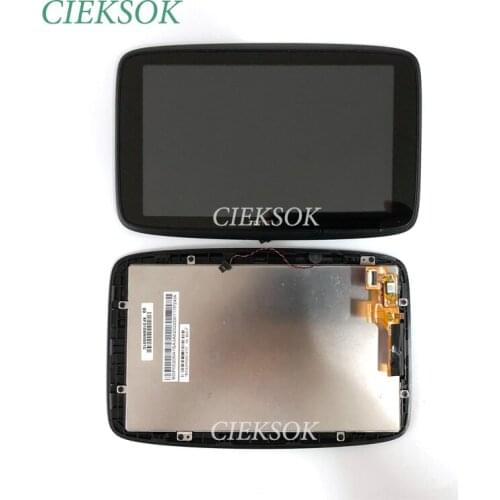 LCD Screen with Touch Digitizer and Frame For TOMTOM GO 620 LCD N0-B00 Bicycle Speed Meter GPS Repair Screen