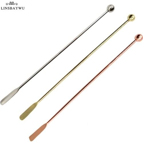 1PCs 19cm Coffee Stir Stick Stainless Steel Mixing Cocktail Stirrers Sticks Wedding Party Bar Cocktail Swizzle Stick Stirrer
