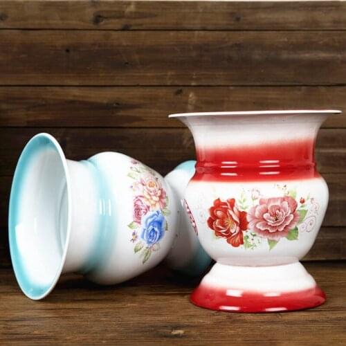 1960S Chinese traditional Fruit basket Chinese Antique Kitchen&Dinning Table Decoration Enamet Bowl Holiday Party Friend Gift