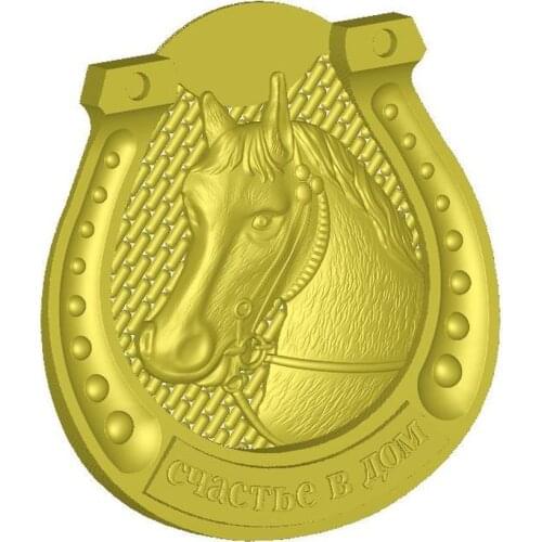 3d model relief for cnc in STL file format horse
