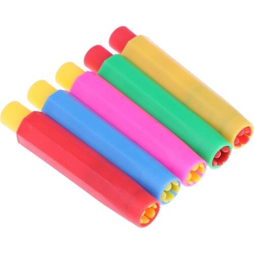 5pcs Health Non-toxic Chalk Random Chalk Clip Colourful Chalk Holders Clean Teaching Hold For Teacher Children Kawaii Stationery