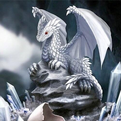 Diamond Painting Round Full Drill Cartoon Animal Nouveaute DIY Mosaic Embroidery 5D Cross Stitch Gift