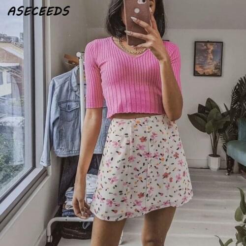 Юбки-карандаши с цветами ASECEEDS China At AliExpress