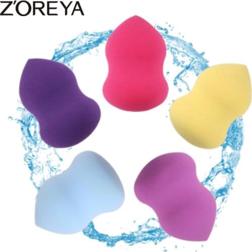 ZOREYA Brand Gourd Shaped Sponge Cosmetic Puff Colorful Classic Face Makeup Tools For BB Cream Liquid Foundation Powder