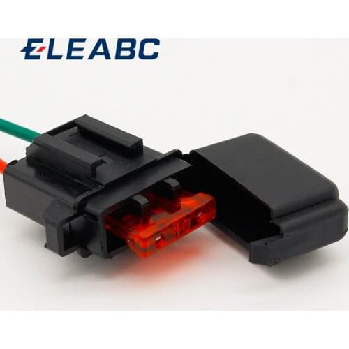 1PCS ATC Fuse Holder In-line AWG Wire Copper 12V 24V Power Blade