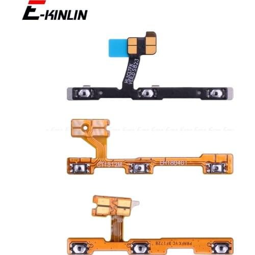 Mute Switch Power Key Ribbon For HuaWei P30 P20 Pro P10 P9 Plus Mini P8 Lite 2017 ON OFF Volume Button Control Flex Cable