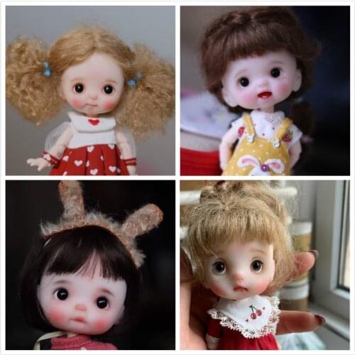 OB11 doll head customization 1/8 BJD dolls OB doll head DIY polymer clay 20200224