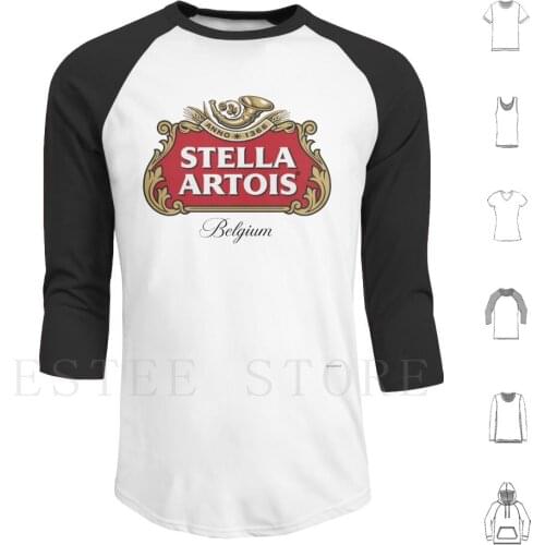 Stella Artois Classic Hoodie Long Sleeve Stella Artois Stella Artois Beer Bier Pils Drunk Drinking Carlsberg Jupiler