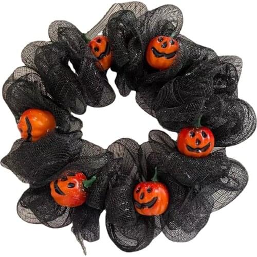 Creative Halloween Door Wreath Christmas Decoration Artificial Garland Wreaths For Car Home Window Wall Decoration