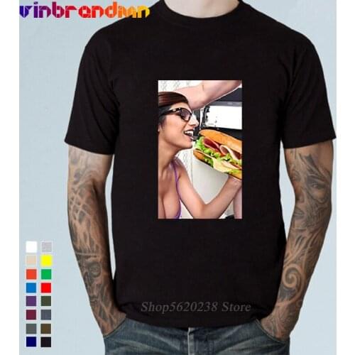 Mia Khalifa Action Movie Star Funny Novelty T Shirts Fashion Hipster T-shirt Short Sleeve 100% Cotton men Tee shirt Streetwear