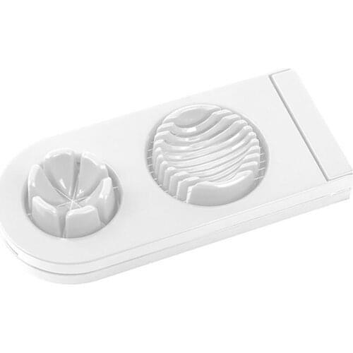 Multifunction Stainless Steel Egg Slicers Section Splitter Cut Egg Device Cutter Divider Plastic Egg Kitchen Gadgets