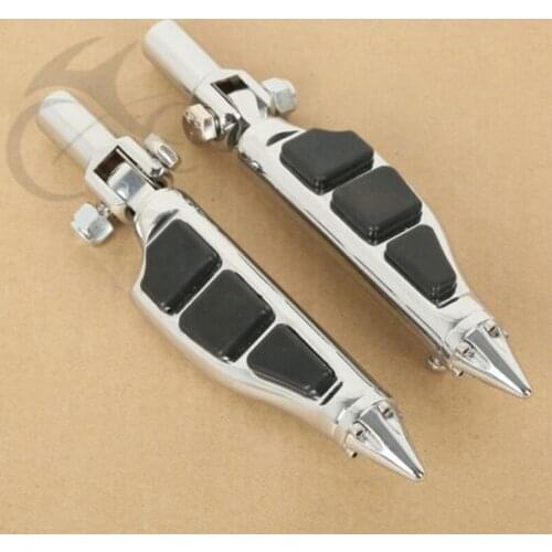 Motorcycle 1 Pair Motorcycle Stiletto Foot Pegs Footrests For Harley Softail 00-06 05 04 03