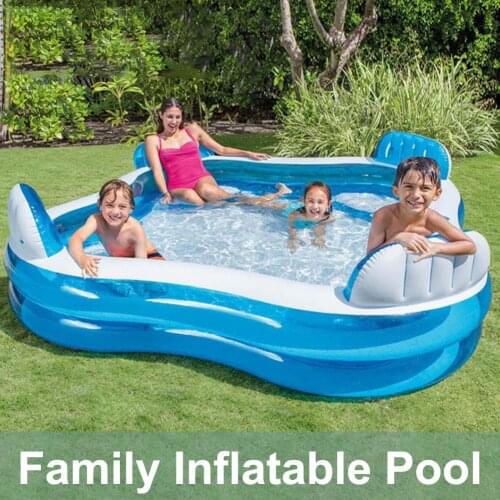 Summer Inflatable Family Pool Kids Children Adult Play Bathtub Outdoor Indoor Water Swimming Pool with Seats