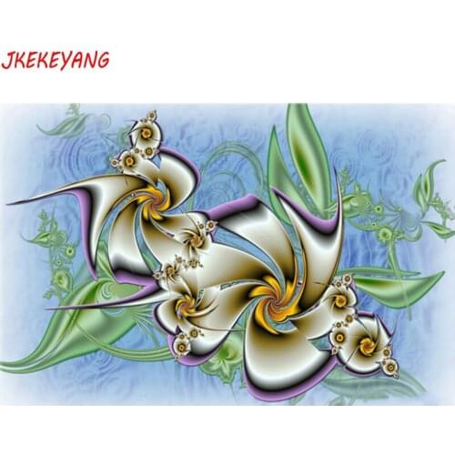 Wall Art Pictures 5D Diy diamond painting Abstract Flower Diamond Mosaic sale Rhinestone Embroidery cross stitch Y3304