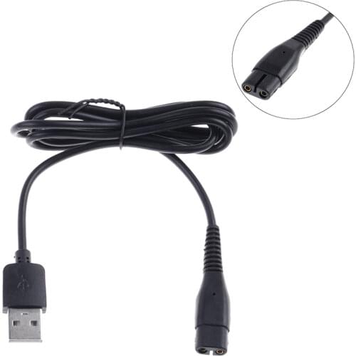 New USB Charging Plug Cable Power Cord Charger Electric Adapter for Electric Shaver Plug Charging