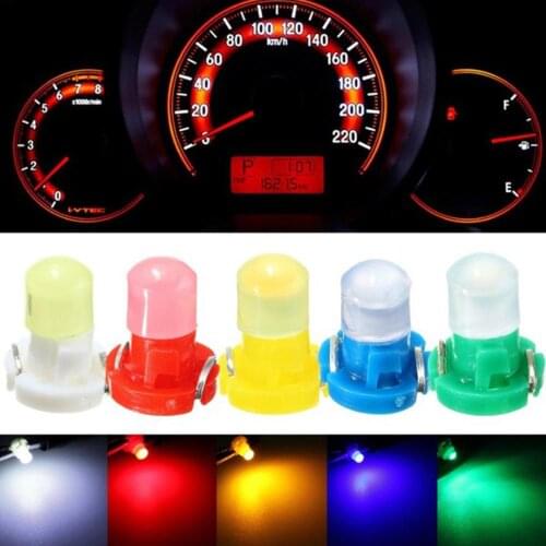 Durable Car Led Reading Light T5 T4.7 T3 Cob 1Smd Instrument Light Indicator Light Highlight Modified Lamp