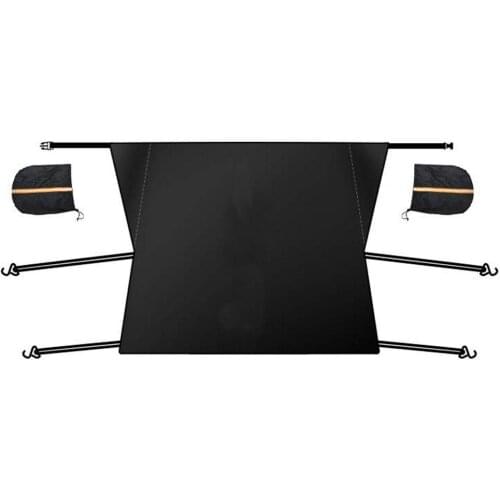 Car Window Sunshade Sun Shade Visor Windshield Cover Car Sun Shades Anti Snow Ice With 2 Rearview Mirror Covers Sun Shade