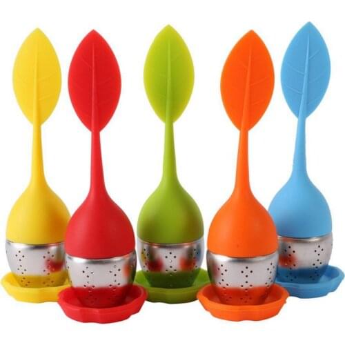 1 PCS Strawberry Tea Strainer Non-toxic Silicone Tea Infuser Tea Bag lovely Reuseable Teapot Accessory home Supplies KitchenTool