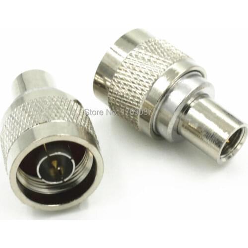 2PCS N Male Plug to FME Male Plug RF Coaxial Adapter Connector