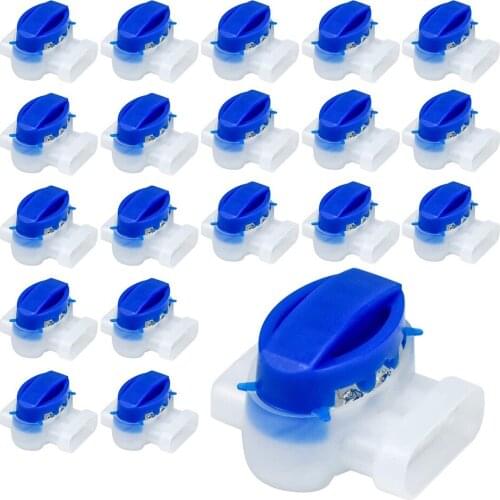 20pcs Universal Waterproof Cable Connectors Electric Wire Connection Terminals Plugs