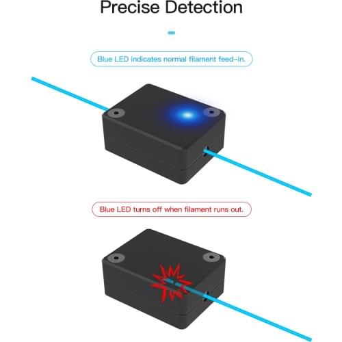Original CRELITY 3D Ener-3 V2/CR-6 SE/CR-30 Filament Sensor Broken Material Detection Module Kit Filament Run Out Sensor