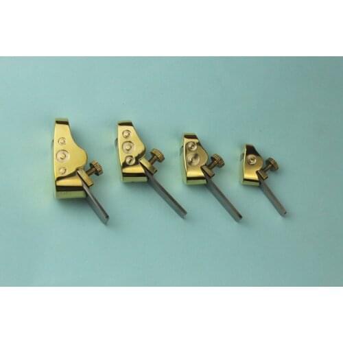 4 pcs new style various convex bottom brass planes, Violin/Cello making tools