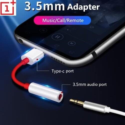 Oneplus Earphone Jack Adapter USB C Type-C To 3.5mm Headphone Converter Cable For One plus 1+ 8 8pro 8T 7 7T Pro 6T Nord N10