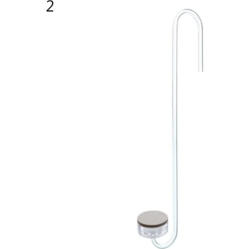 Aquarium Co2 Bubble Diffuser Air Bubble Disk Atomizer Arcylic Tube with Suction