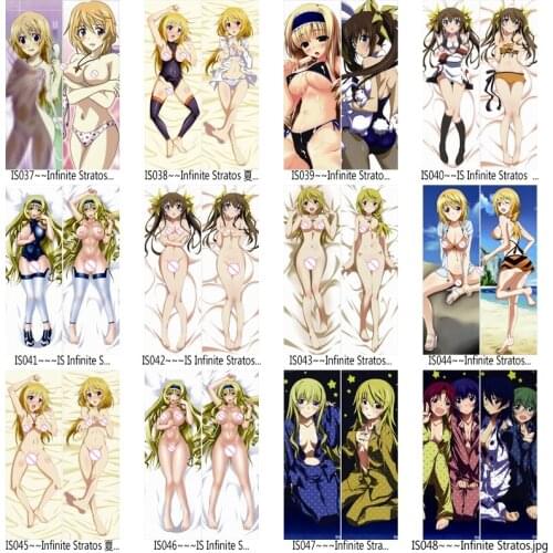 Anime Infinite Stratos Cecilia Alcott Charlotte Dunois Laura Bodewig Sexy Hugging Body Pillow Case Pet Pillowcase Cover 2Way