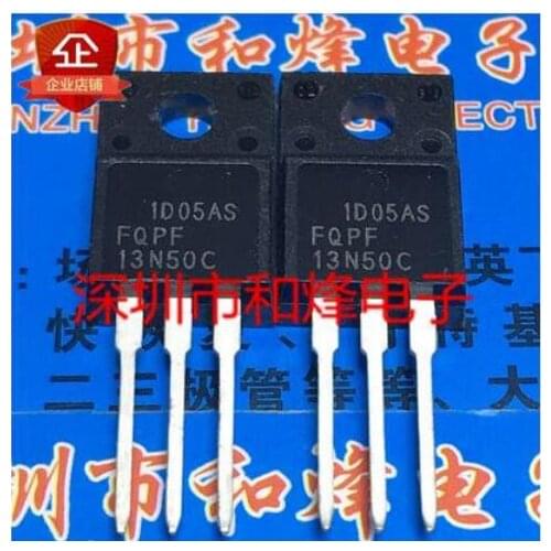 Free shipping 50PCS FQPF13N50C TO-220F 500V 13A