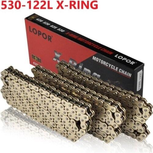 LOPOR Motorcycle ATV UTV Chain 520 525 530 O-Ring Duty Drive Chain Heavy Duty Drive Chain