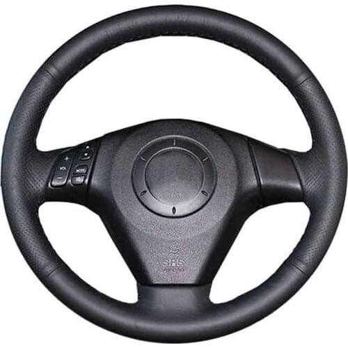 Car Steering Wheel Cover For Mazda 3 Axela 5 6 Atenza MPV Pentium B70 Customize DIY Steering Wrap Microfiber Leather Hand Sewing