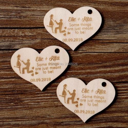Wood Laser cut Heart Thank you wedding tags,rustic Wedding favor , Wedding tags,wooden favor decorations