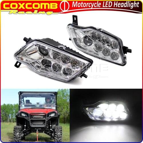 Motorcycle ATV UTV Hi/Lo Beam Headlamp LED Headlight Assembly Kit For Honda Pioneer1000 SXS10M3 SXS1000M3 SXS10M5 SXS1000M5 2016