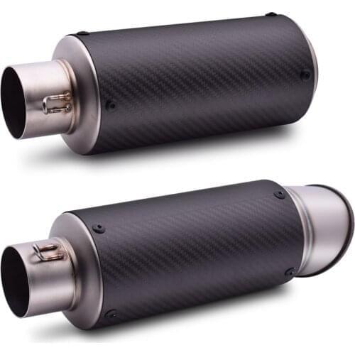 Exhaust Pipe Motorcycle Muffler Escape Carbon Fiber Exhaust DB Killer For Suzuki GSX650F HAYABUSA GSXR1300 SV1000 TL1000 GSR600