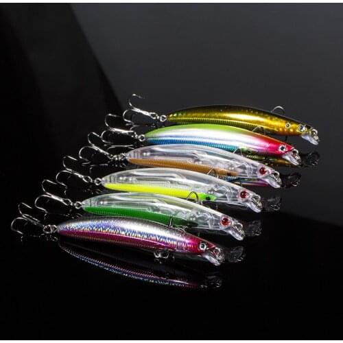 10pcs/lot Artifical Bait Lures 2015 new Lu Yaer Mino set fishing hard bait culter factory wholesale