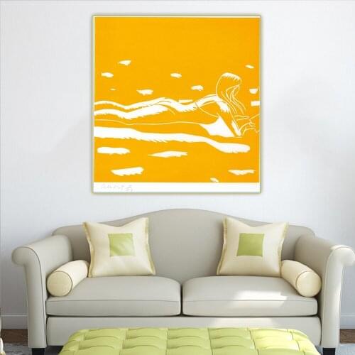 Lincolnville Labor Day: three prints by Alex Katz Canvas Oil Painting Aesthetic Decorative Picture Wall Decor Home Decoration