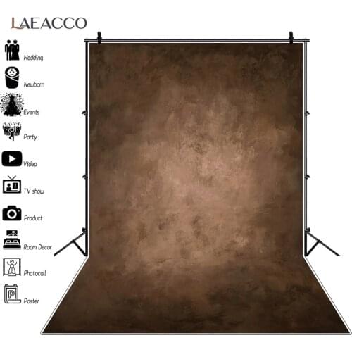 Laeacco Dark Abstract Gradient Solid Grunge Vintage Baby Portrait Photography Backdrops Photocall Photo Backgrounds Photo Studio