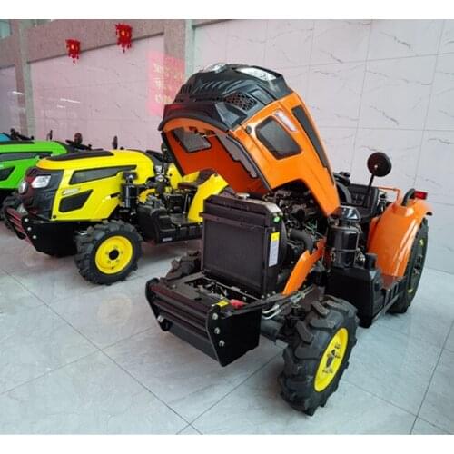 Orchard Management Machine Greenhouse Equipment Mini Wheeled Farm Tractor