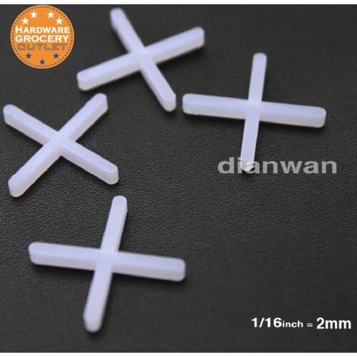 2mm Tile Spacers For Spacing Of Floor Wall Tiles 500pcs
