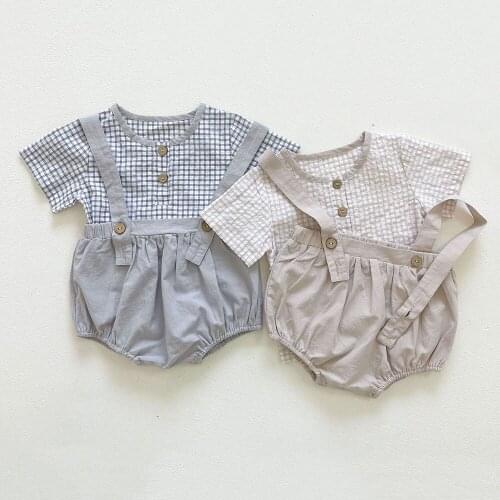 Baby Boy Clothes Summer Gentleman Birthday Suits Newborn Party Soft Cotton Solid Shirts + Belt Pants Infant Boy Clothing Set